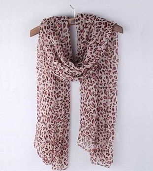 Cachecol Leopardo pink