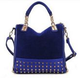 Bolsa azul com drops
