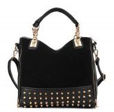 Bolsa preta com drops