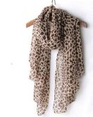 Cachecol Leopardo Bege